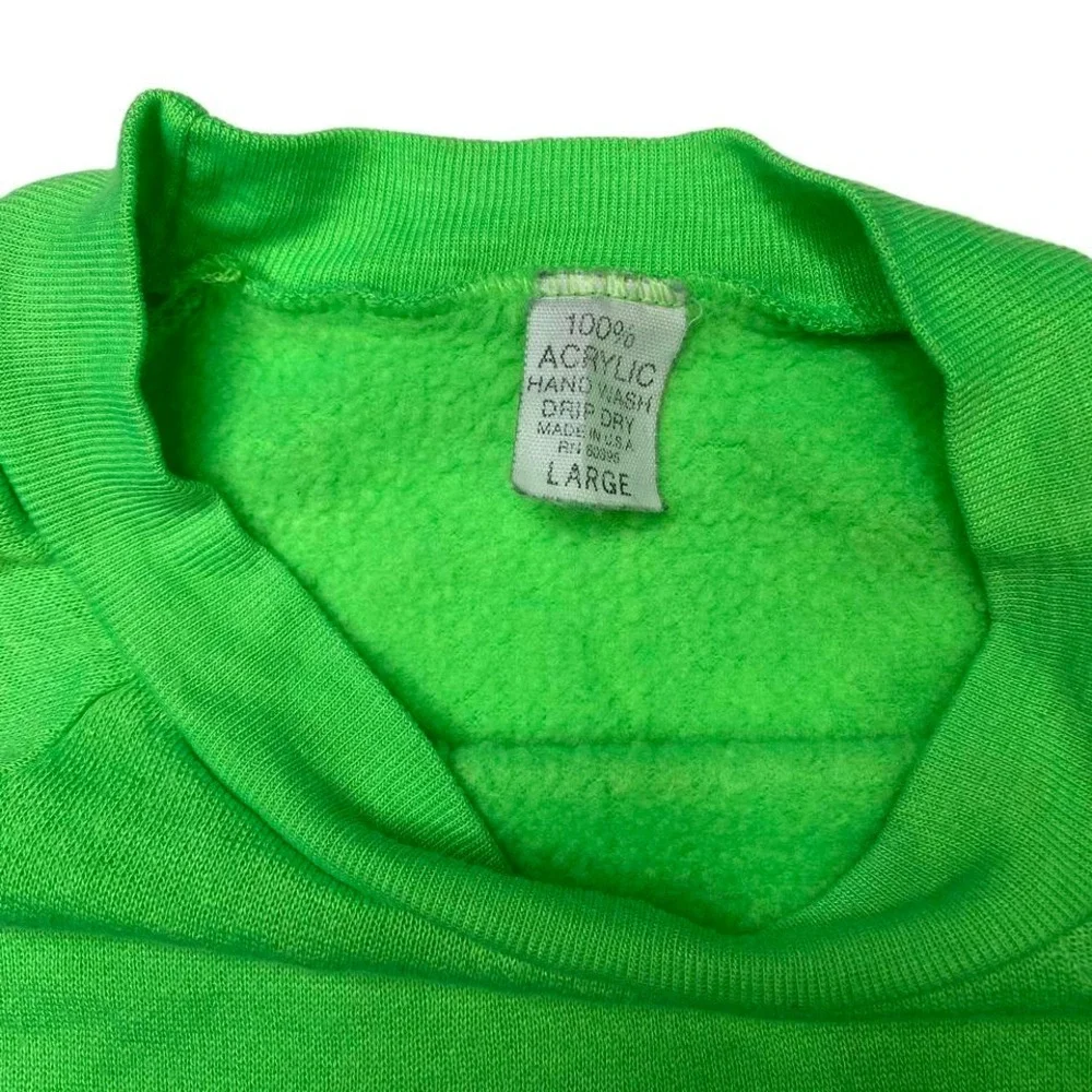 Vintage Quicksilver neon green sweater - Picture 5 of 5